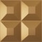 Ekena Millwork 19 5/8in. W x 19 5/8in. H Foster EnduraWall Decorative 3D Wall Panel Covers 2.67 Sq. Ft. WP20X20FOBGL - alternate 1